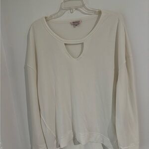 Juicy Couture Off-White Keyhole Sweatshirt